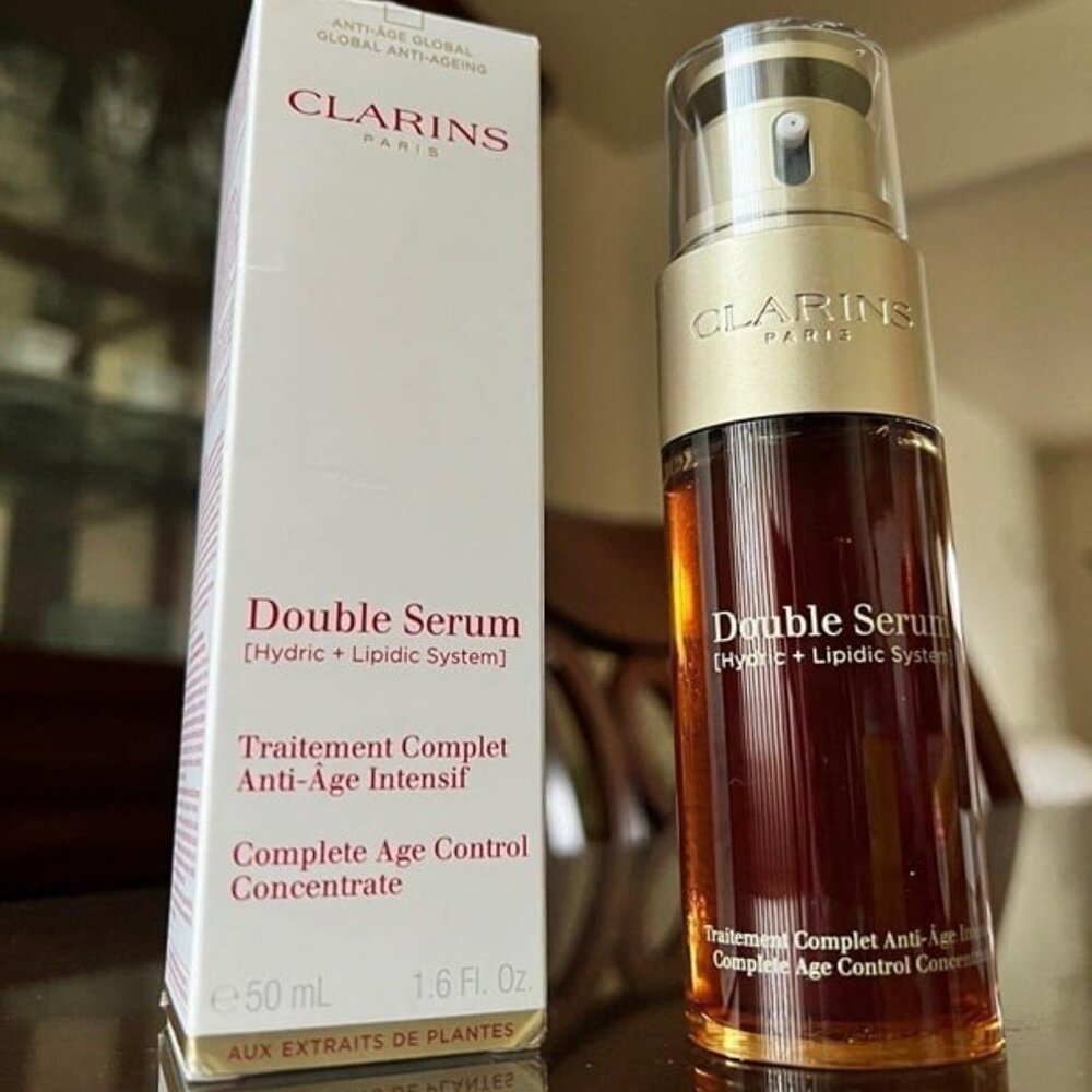 2 PACKS Clarins Double Serum 50ml NEW - Picture 2 of 6